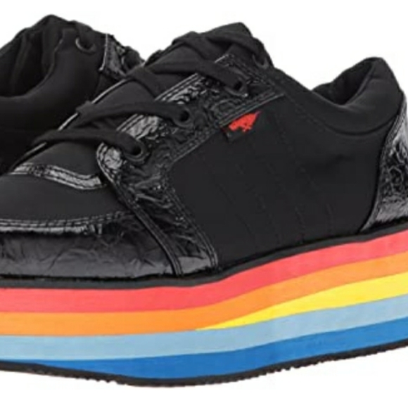 ROCKET DOG MULTICOLOR FLATFORMS SNEAKERS - Picture 4 of 4